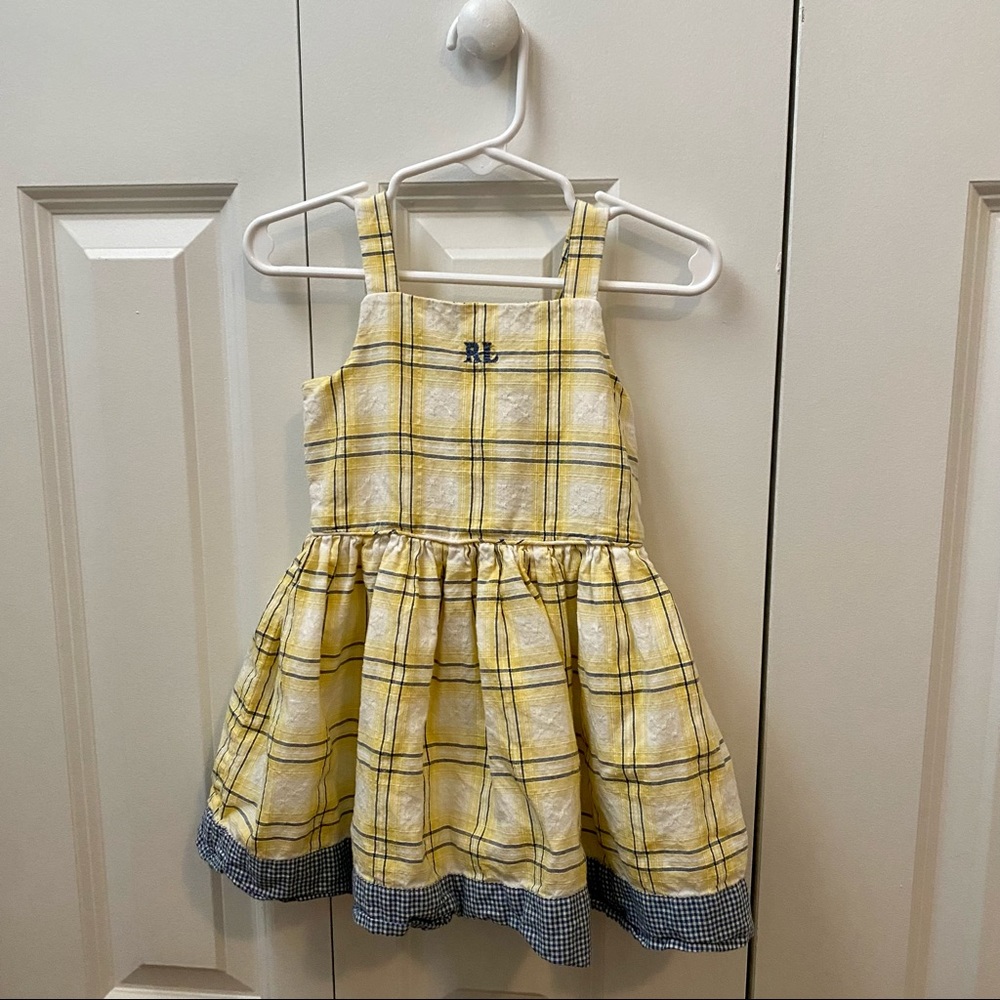 Ralph Lauren Baby Girl 12 Months Yellow Dress